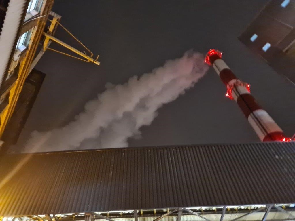 Wysokie stężenia dwutlenku siarki